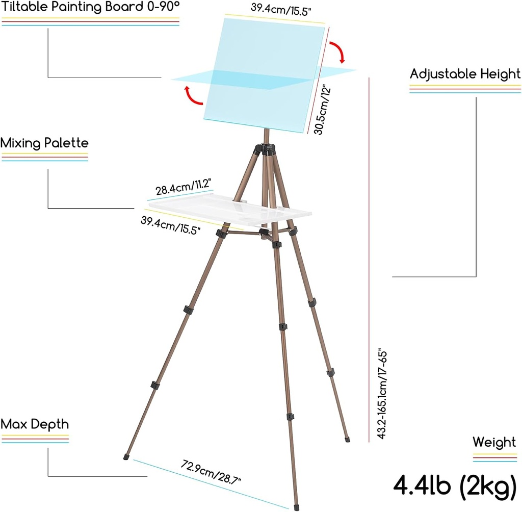 Easel, Watercolor Field Easel
