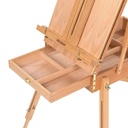Easel, French Sketchbook easel with wooden palette