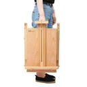 Easel, French Sketchbook easel with wooden palette