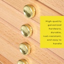 Storage Box, 4-Drawer Wood