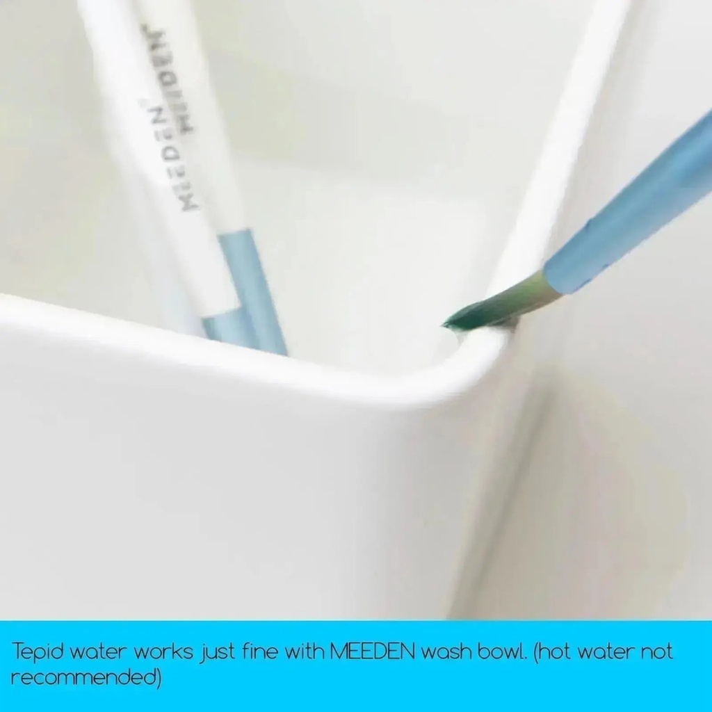 MEEDEN, Ceramic Paint Brush wash bowl