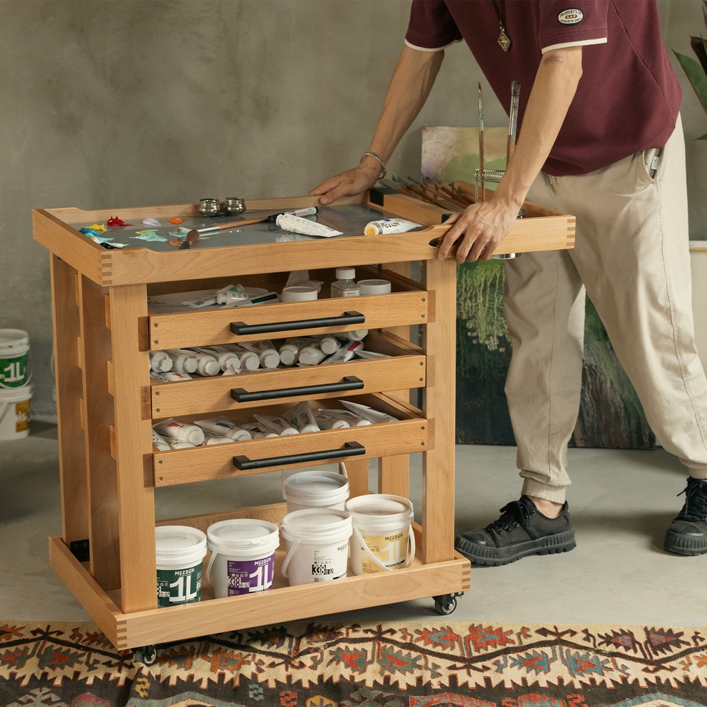 MEEDEN, Deluxe 5-Tier Artist Storage Cart