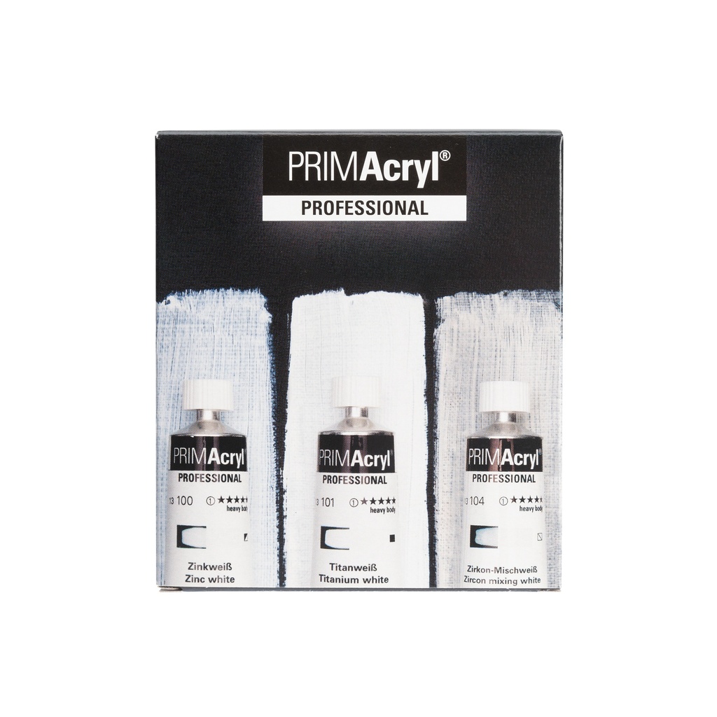 Schmincke, PRIMAcryl Box, Black shades, 3 x 35 ml