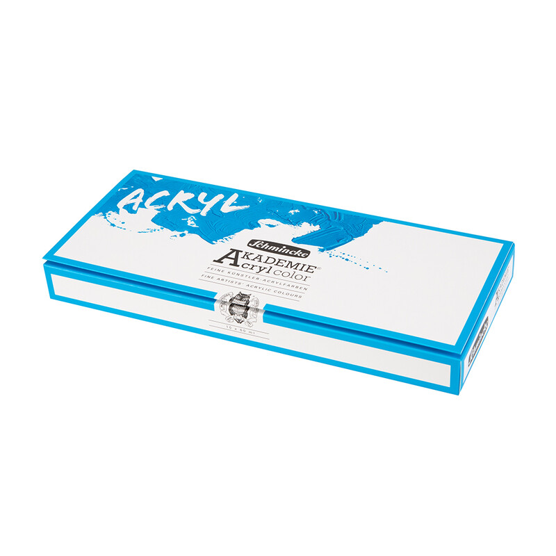 Akademie, Acryl box set, Cardboard 6 x 60 ml