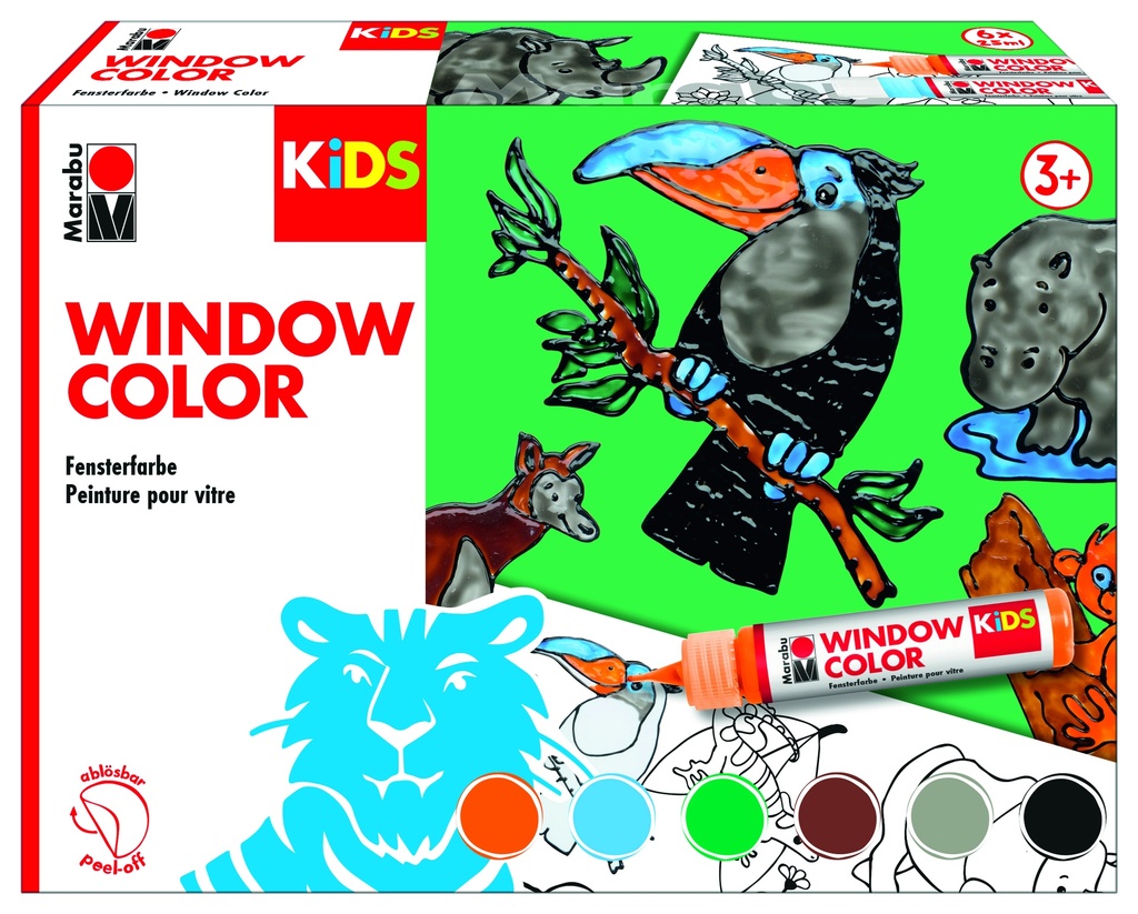 MARABU, KIDS Window color jungle 
