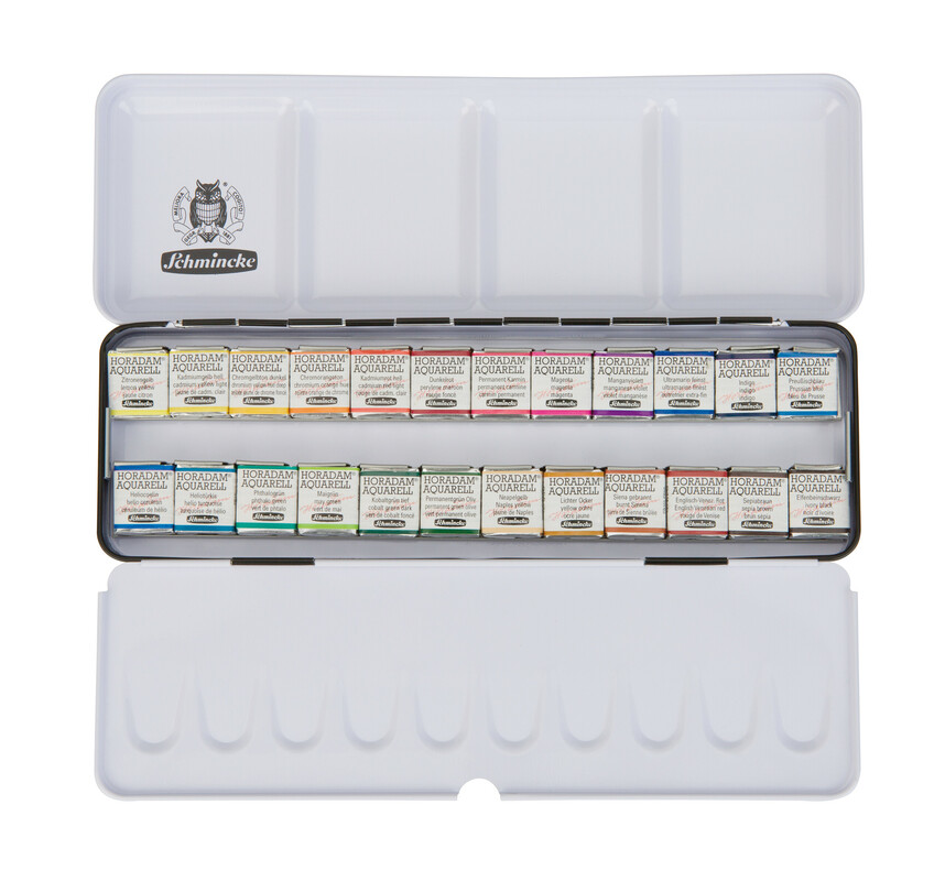 Schmincke, Horadam Boxes 24 x 1/2 Pan