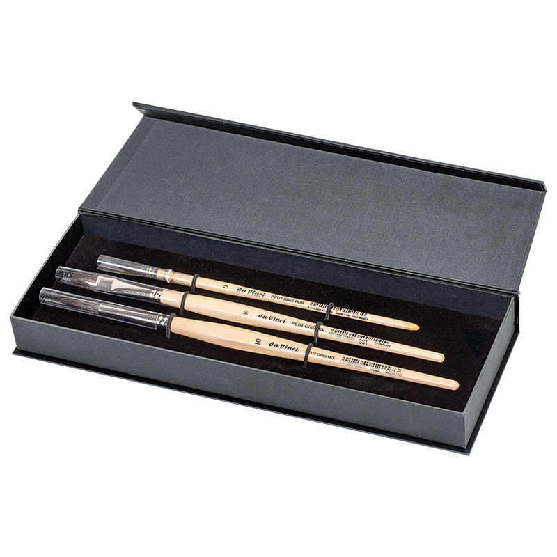 Da Vinci, SET, 4251, PETIT GRIS watercolour brushes set