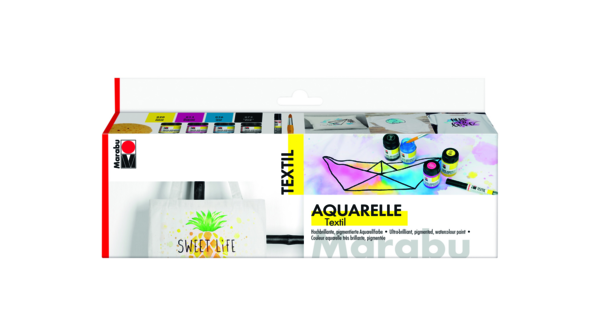 Marabu, Textil Aquarelle Set