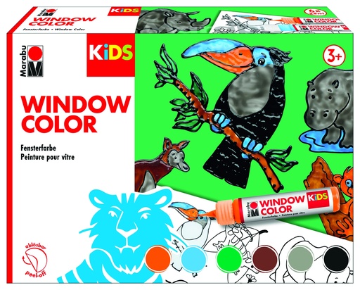 MARABU, KIDS Window color jungle 
