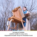 Easel, French Sketchbook easel with wooden palette