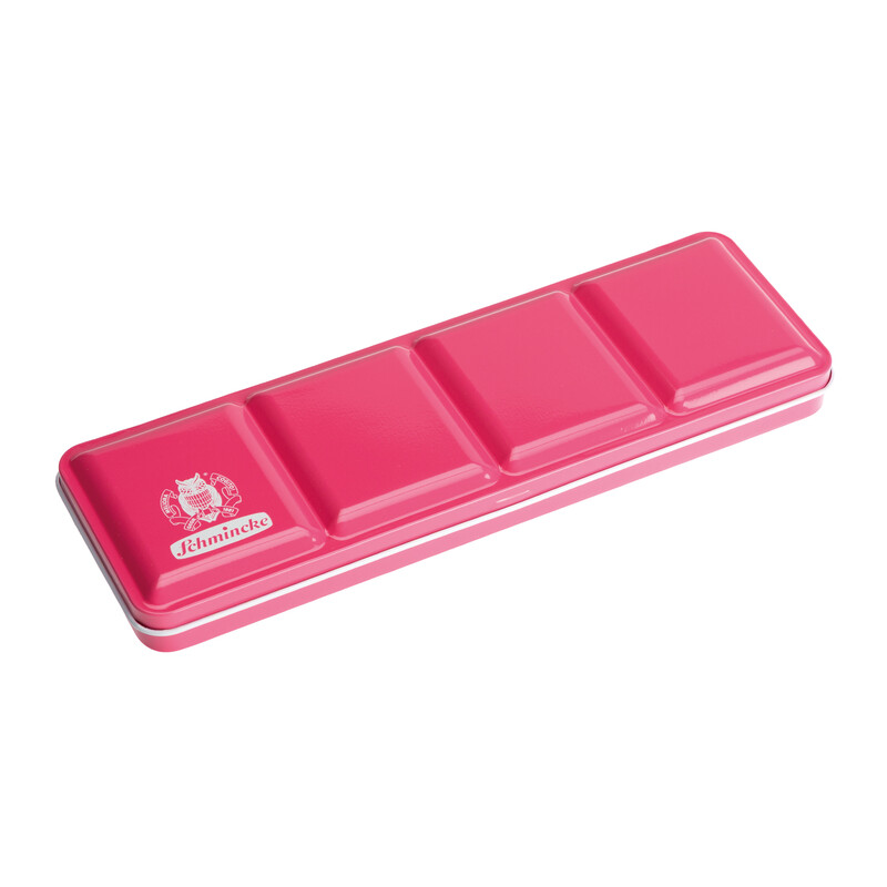 Schmincke, Metal box - "Pretty Pink" Edition