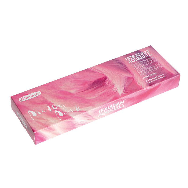 Schmincke, Metal box - "Pretty Pink" Edition