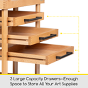 MEEDEN, Deluxe 5-Tier Artist Storage Cart
