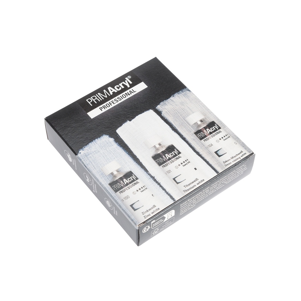 Schmincke, PRIMAcryl Box, Black shades, 3 x 35 ml