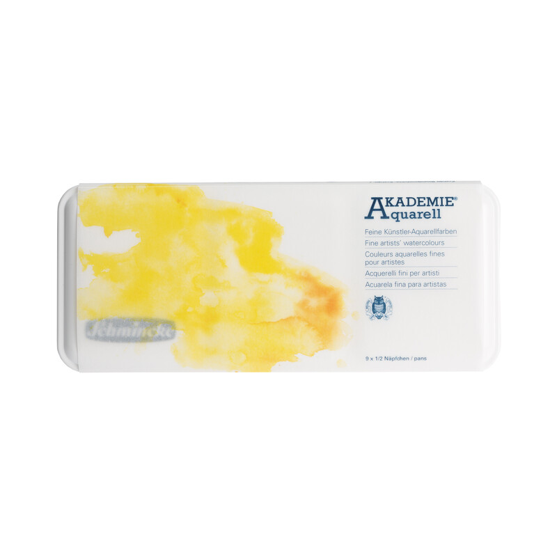 Schmincke, Akademie Boxes 10x1/2 pans (plastic)