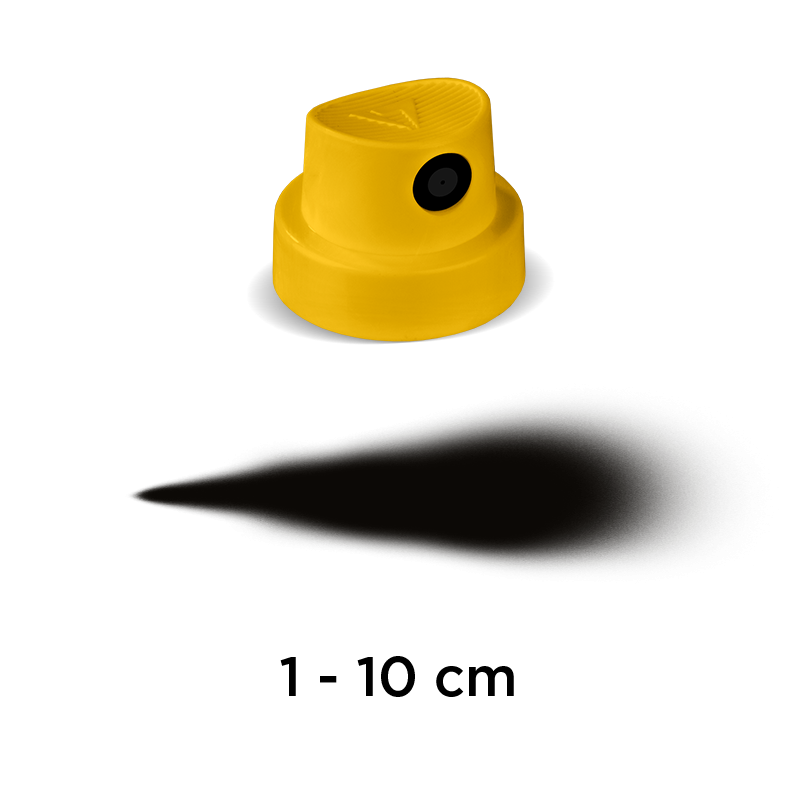 MOLOTOW, CAP, FAT CAP (Yellow/Black)