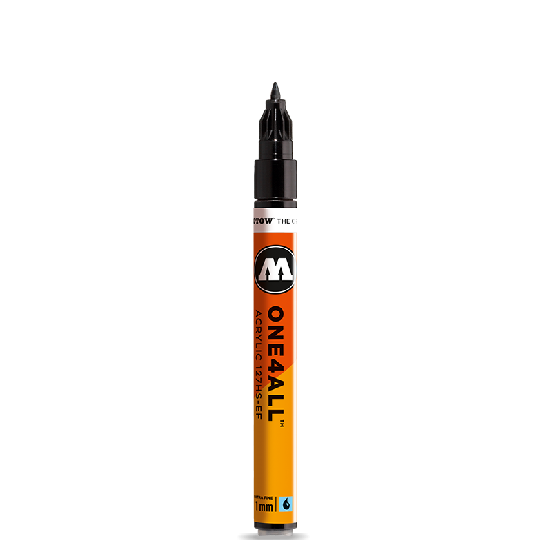 [MO_127102] MOLOTOW, ONE4ALL, ACRYLIC MARKER,127HS-EF, 1mm (160 signal white)