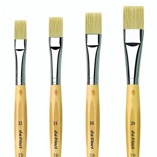 [DV-329_2] Da Vinci, 329 Junior Bristle, Flat synthetic bristle  (2)