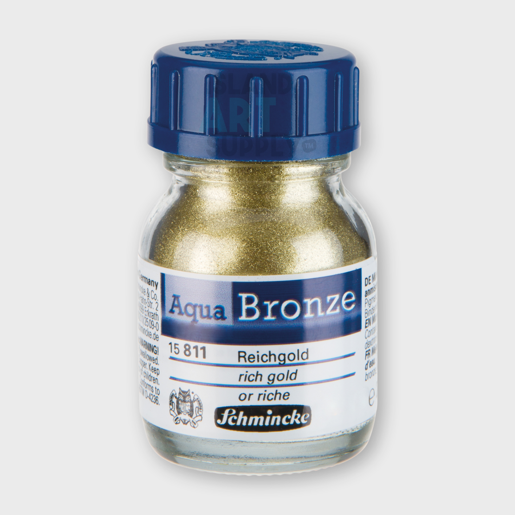 [SM_15811032] Schmincke, Aqua Bronze Powder_20ml (811 Rich gold)
