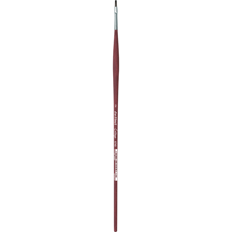 [DV-8740_2] Da Vinci, Series 8740,  COLLAGE-Acrylic brush, flat (2)
