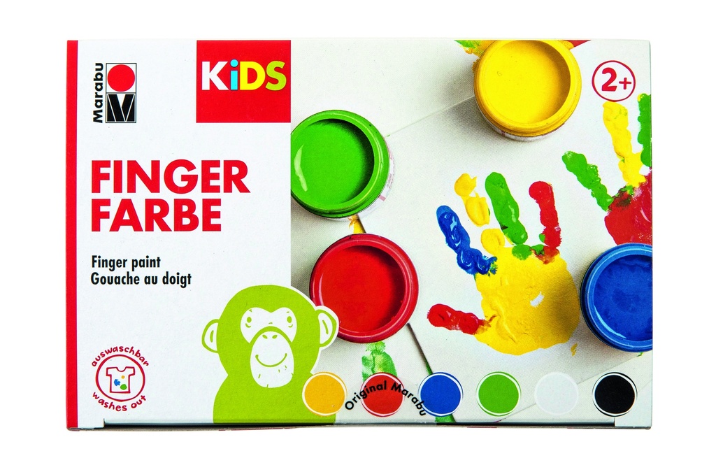 [MA-0303000000081] MARABU, KIDS Finger paint set 6 x 100ml
