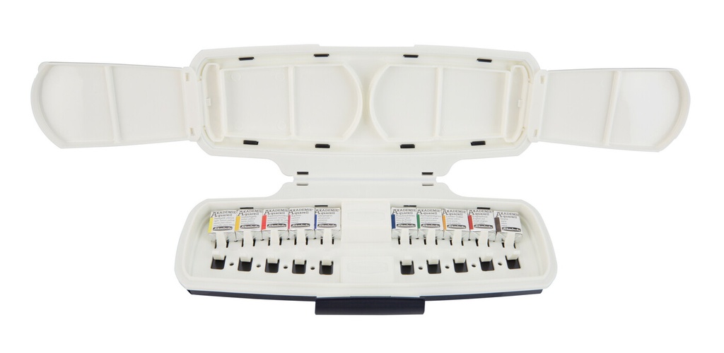 [SM_75010097] Schmincke, Akademie Boxes 10x1/2 pans (plastic)