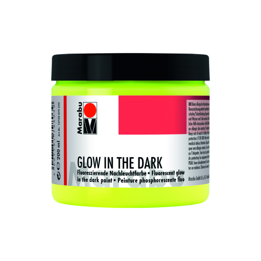 [MA_12730074322] MARABU, Glow in the Dark, Yellow 322, 200ml