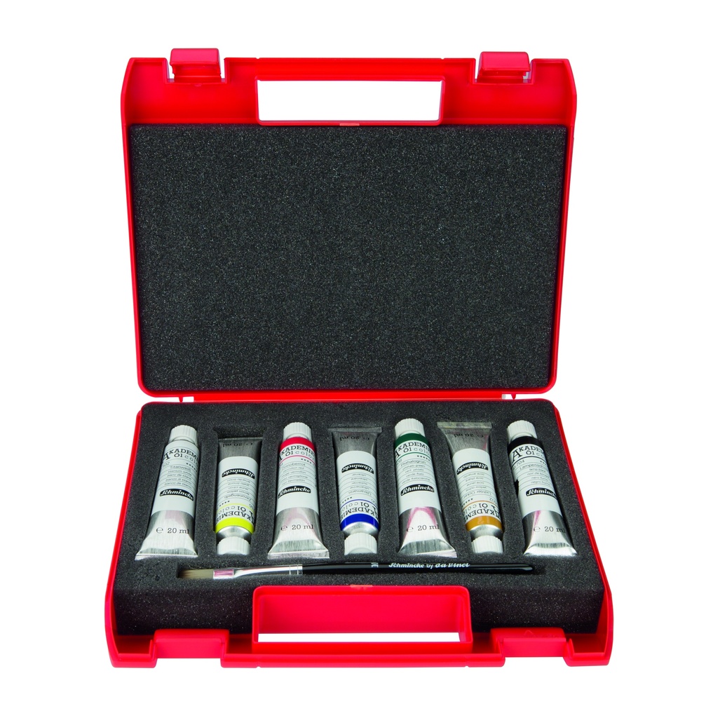 [SM-79712097] Schmincke, Akademie oil set 7x20ml 1xBrush
