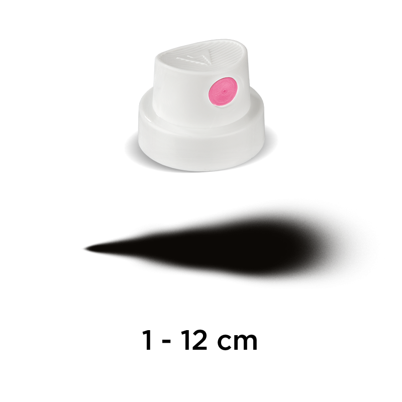 [MO-9005] MOLOTOW, CAP, "SUPERFAT" - white / pink