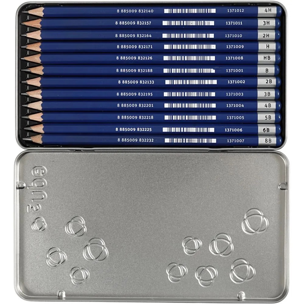 [ed_620180] Edu drawing pencil, hardness 4H, 12 pc