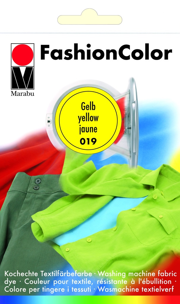 [MA_174023019] Marabu, Textil, Fashion Color, Machine Dye (019 Yellow)