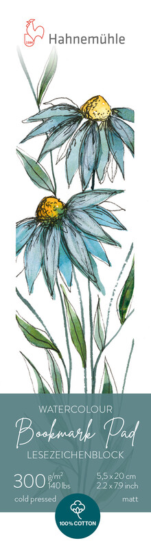 [HM_10625020] Hahnemühle, Bookmark Pad, 100% Cotton, 300gsm