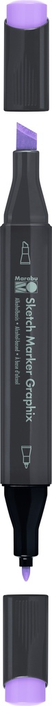 [MA_01480003218] Marabu, Graphix, Sketch Marker 1-7mm & 1mm (218 pastel yellow)