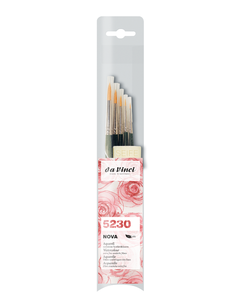 [VA_5230] Da Vinci, SET, 5230 NOVA, Synthetic brush set 3